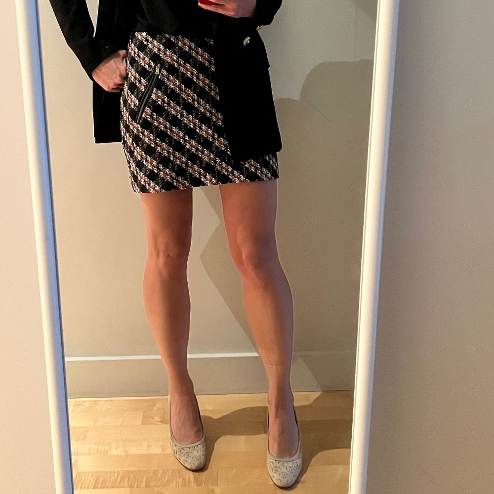 ZARA tweed mini skirt (NWOT)